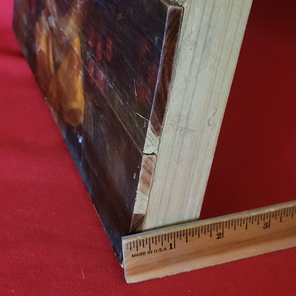 Adorable Pig Painting on Plywood Handmade Farmhouse Decor - Picture 7 of 10